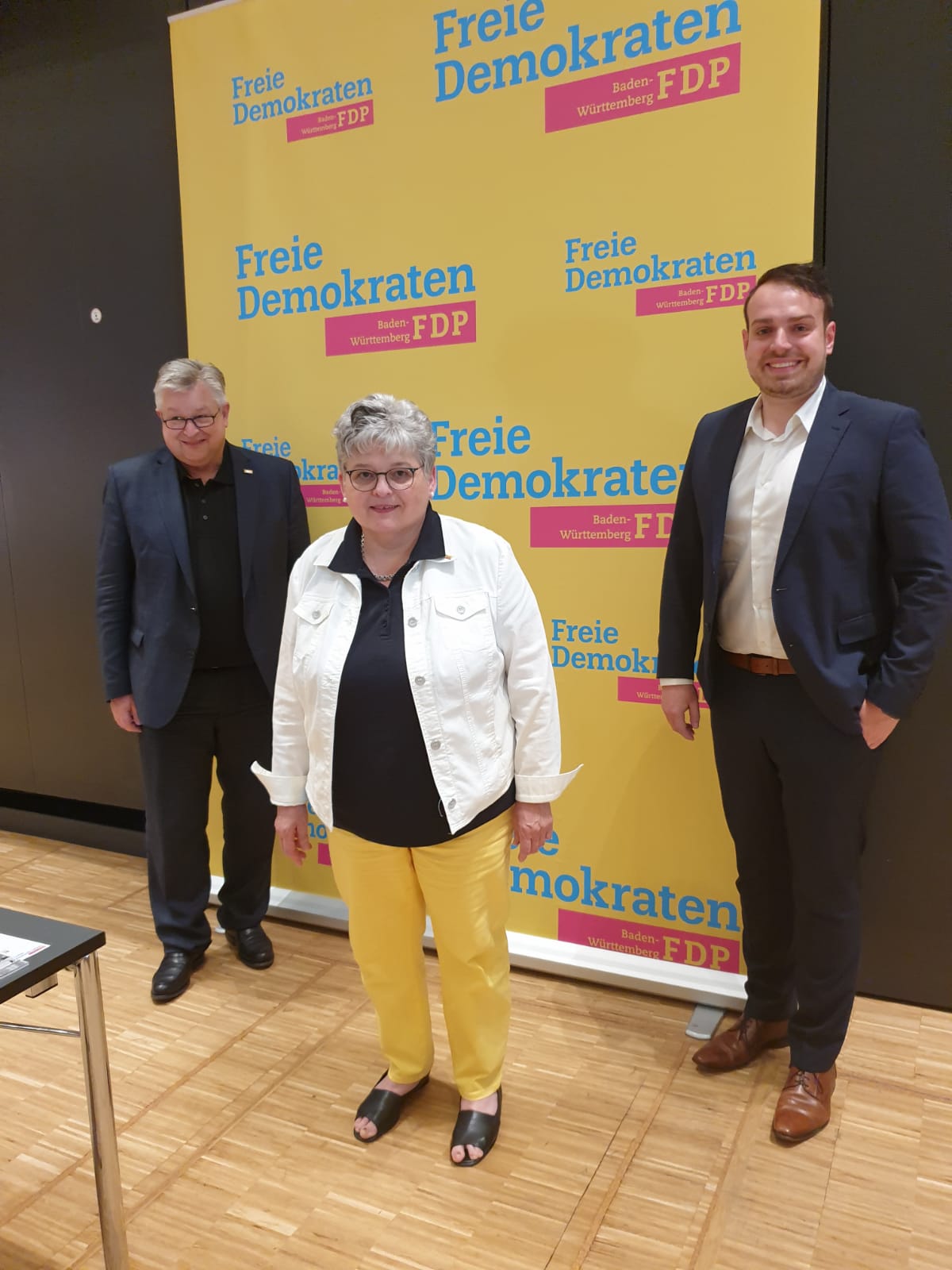 v.Links: Michael Link,Ute Oettinger-Griese, Valentin Abel