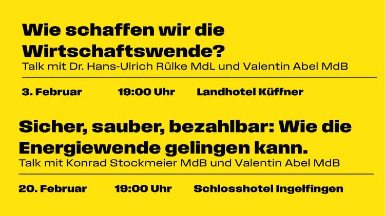 Unsere Termine im Wahlkampf