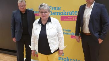 v.Links: Michael Link,Ute Oettinger-Griese, Valentin Abel
