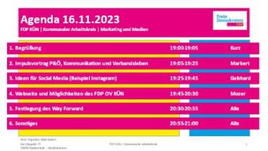 Agenda